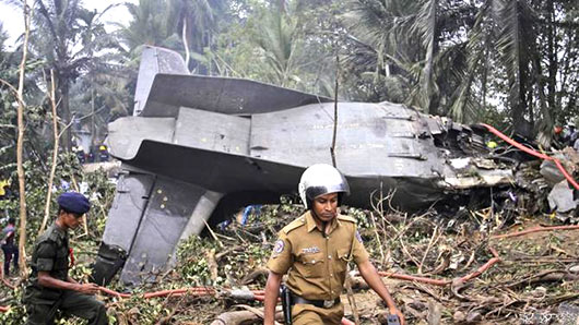 Athurugiriya plane crash - Sri Lanka Air Force