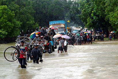 Bad weather in Sri Lanka