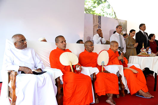 Secretary Defence and Urban Development Mr. Gotabaya Rajapaksa Lays foundation stone for Colombo City Center