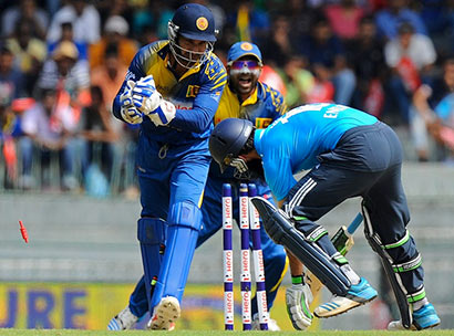 Kumar Sangakkara stump