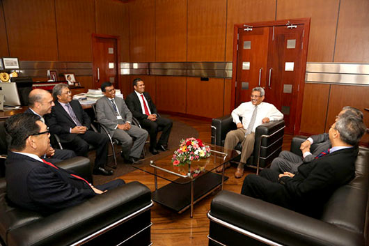 Mahathir Mohamed and Gotabhaya Rajapaksa