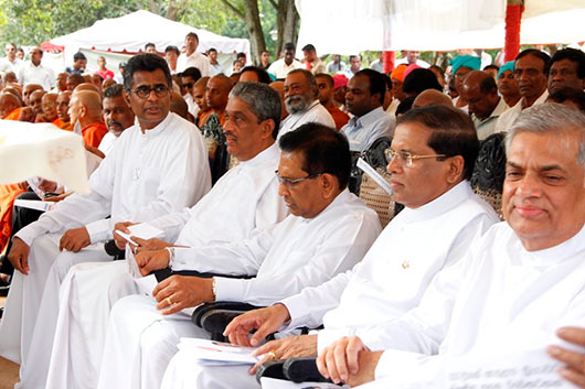 Maithripala Presented his Election Manifesto today