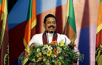 President Mahinda Rajapaksa