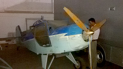 Two-seater aircraft found in Narahenpita