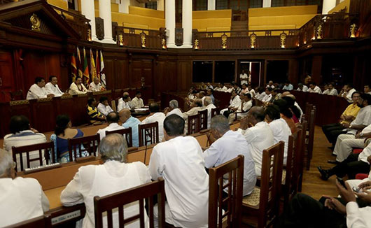 Former President Mahinda Rajapaksa leaves Temple Trees