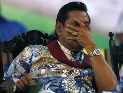 Former Sri Lanka President Mahinda Rajapaksa