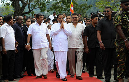 Sri Lanka President Maithripala Sirisena