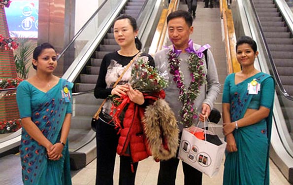 Chinese tourists to Sri Lanka