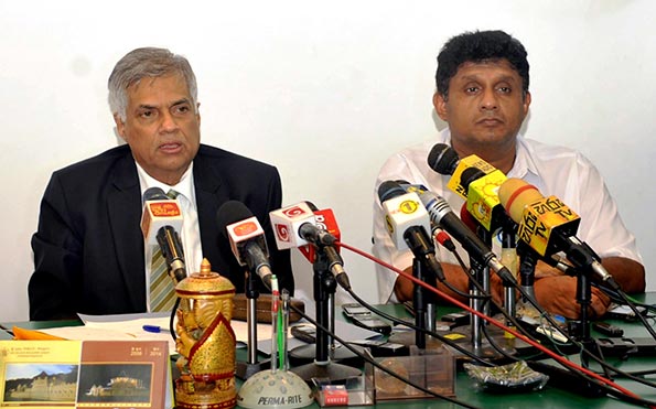 Ranil Wickremasinghe and Sajith Premadasa