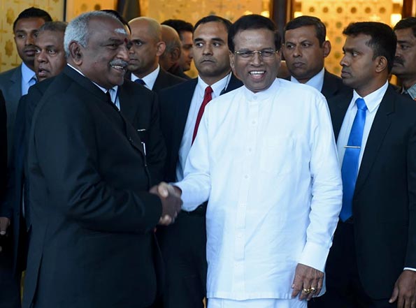 Sri Lanka President Maithripala Sirisena arrives in India on first foreign trip