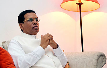 Sri Lanka President Maithripala Sirisena