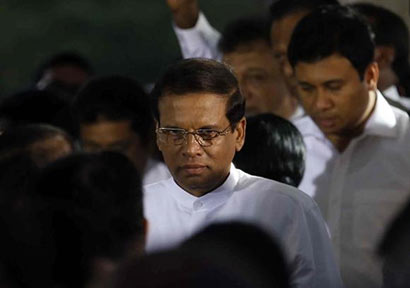 Sri Lanka President Maithripala Sirisena