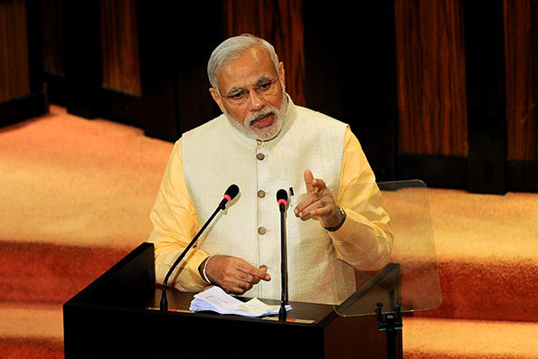 Indian Prime Minister Narendra Modi's speech in Sri Lanka Parliament