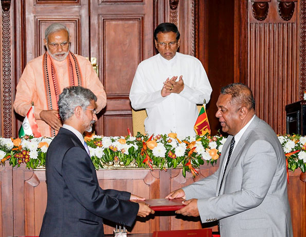 Sri Lanka and India Sign Four Bilateral Agreements