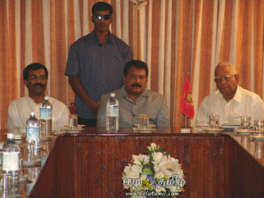 Prabhakaran with R. Sampanthan