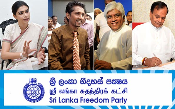 Sri Lanka Freedom Party - SLFP - Hirunika - Arjuna - Solangaarachchi - Nandimithra