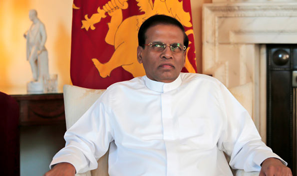 Sri Lanka President Maithripala Sirisena