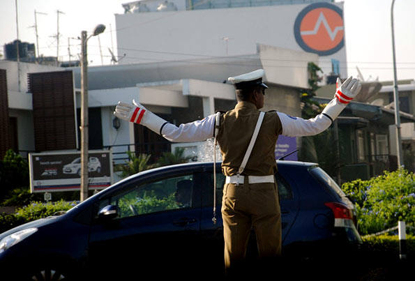 Sri Lanka traffic police