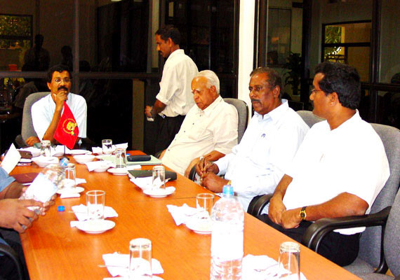 Thamil Chelvam with R. Sampanthan