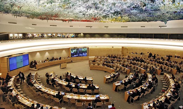 UN Human Rights Council session in geneva