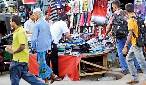 Pavement hawkers