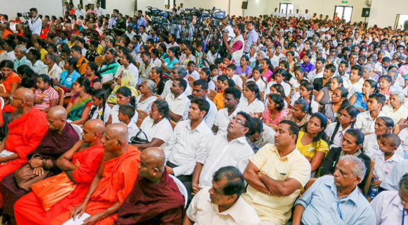 People at the ceremony