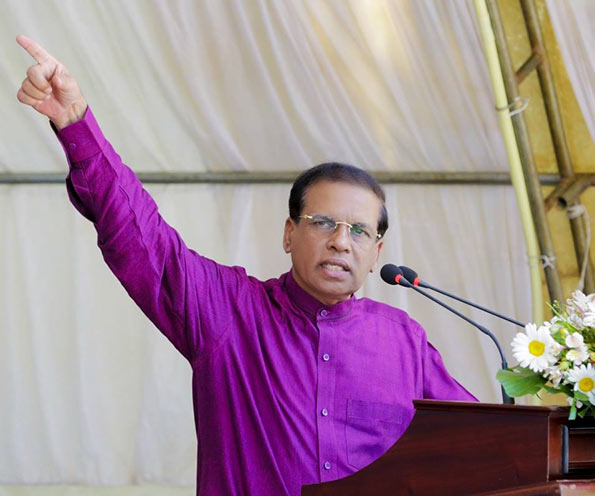 Sri Lanka President Maithripala Sirisena