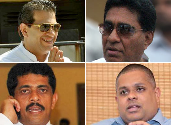 Duminda Silva - Mervin Silva - Sarana Gunawardena and Sajin Vaas