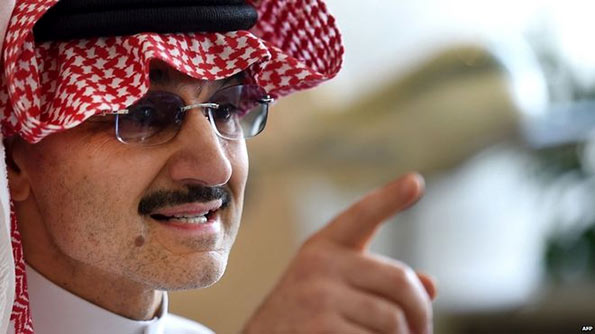 Saudi Arabian Prince Alwaleed bin Talal
