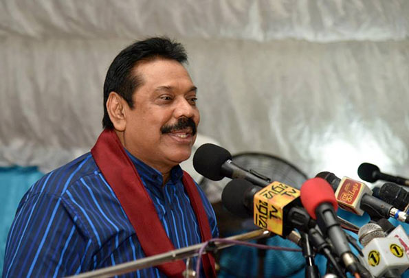 Former President Mahinda Rajapaksa