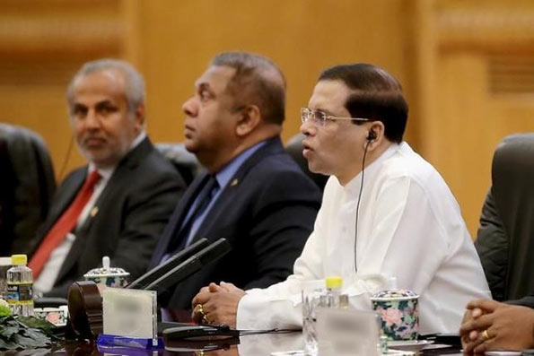 Sri Lanka President Maithripala Sirisena