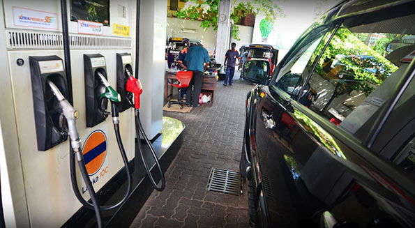 Sri Lanka fuel station