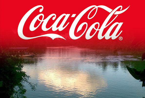 Coca cola and Kelani river