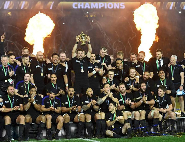 New Zealand rugby team at worldcup 2015