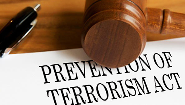 Prevention of terrorism act