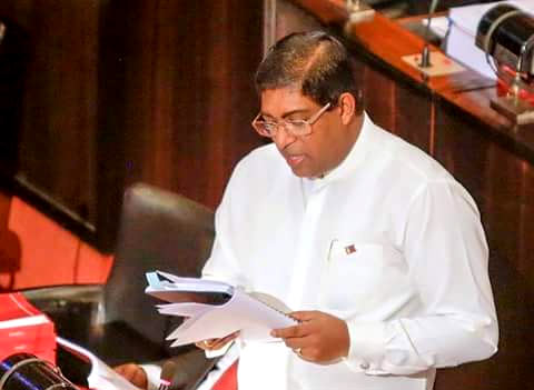 Ravi Karunanayake presents budget