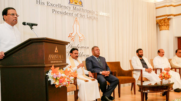 Sri Lanka President Maithripala Sirisena in Thailand