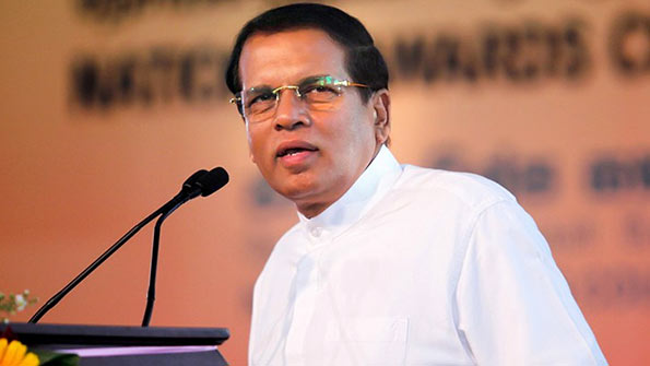 Sri Lanka President Maithripala Sirisena