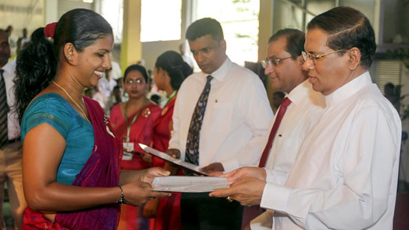 President Maithripala Sirisena