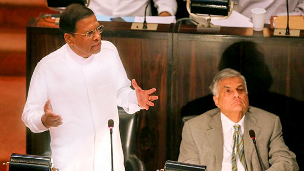 Sri Lanka President Maithripala Sirisena