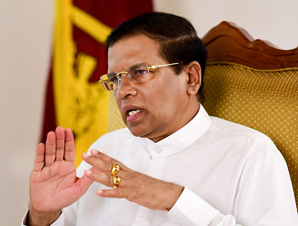 President of Sri Lanka Maithripala Sirisena