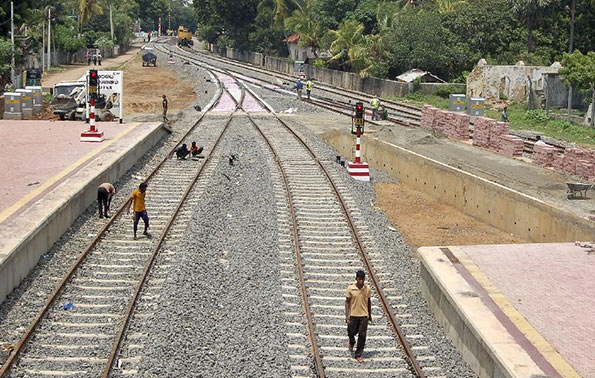 Sri Lanka railway tracks