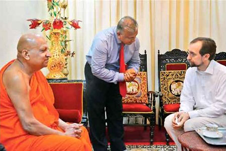 Zeid Ra'ad Al Hussein meets Mahanayaka Thero