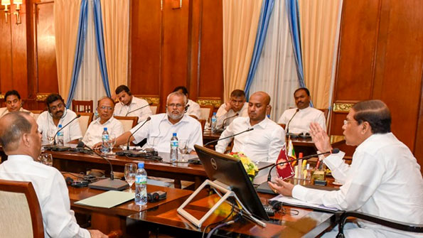 Sri Lanka cabinet meeting