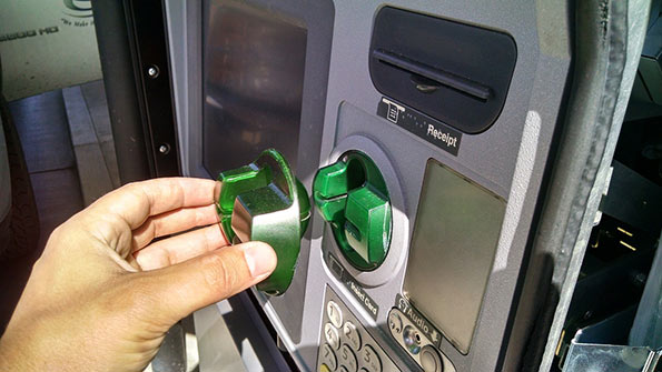 ATM card skimmer