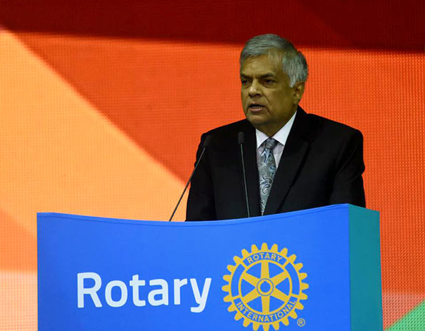 Prime Minister Ranil Wickremesinghe at Rotary International Convention in Korea