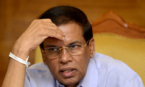 Maithripala Sirisena is under pressure