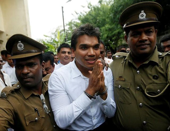 Namal Rajapaksa arrested