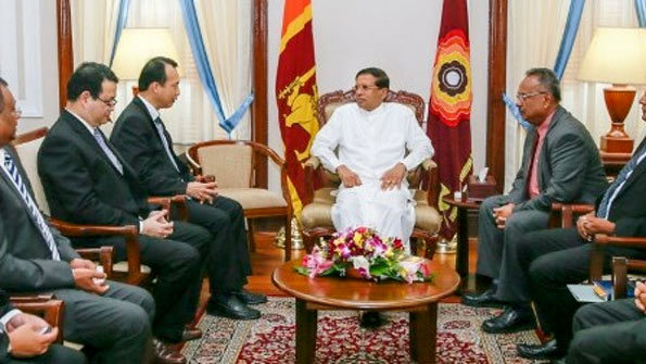 Thailand cement manufacture discussion with Sri Lanka President Maithripala Sirisena