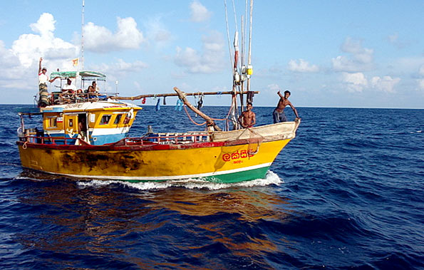 Sri Lanka fishing boat